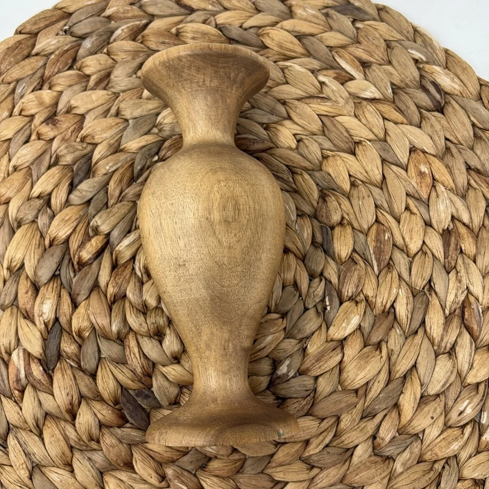MYRTLEWOOD Turned Wood Design Mid Century Bud Vase